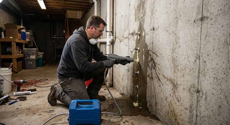 Basement Foundation Repair in Bridgeport, CT