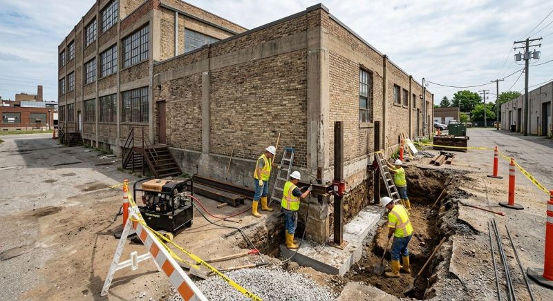 Building Foundation Repair in Hamden, CT