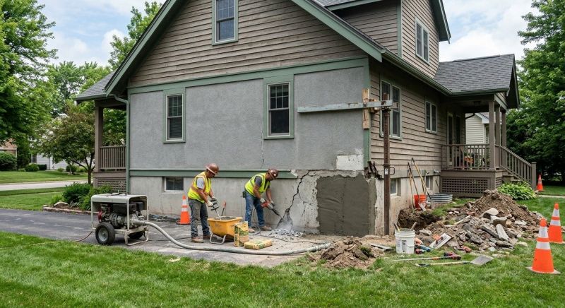 Building Foundation Repair in Trumbull, CT