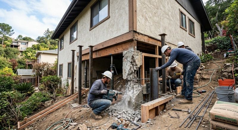 Concrete Foundation Repair in Southbury, CT