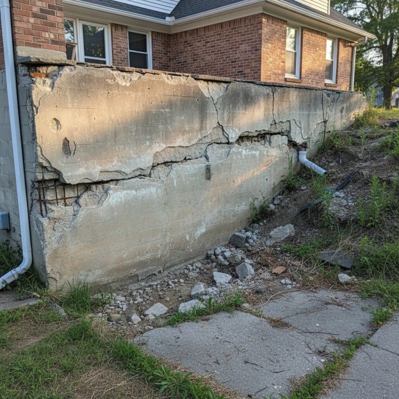 Cracked Foundation Repair in Middlebury, CT