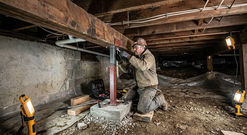 Crawlspace Foundation Repair in New Haven County, CT