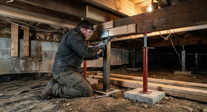 Crawlspace Structural Repair in West Haven, CT