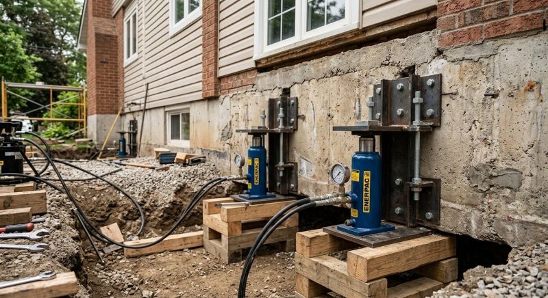 Foundation Jacking in Killingworth, CT