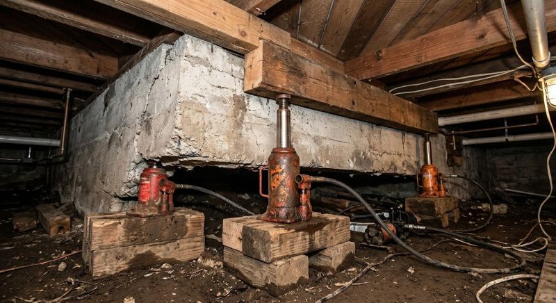 Foundation Jacking in Middletown, CT
