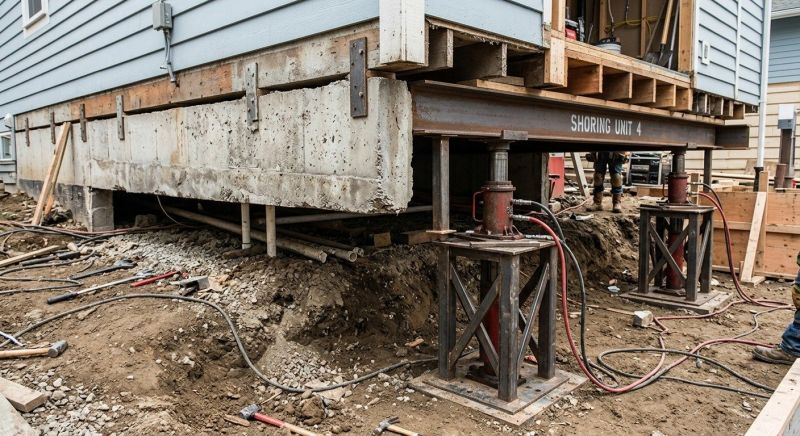 Foundation Jacking in Monroe, CT