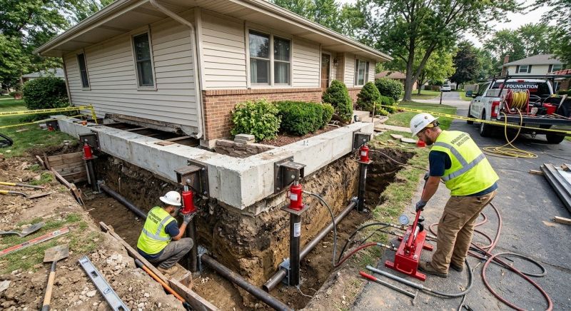 Foundation Jacking in Orange, CT