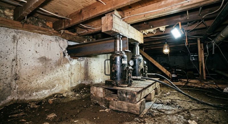 Foundation Jacking in Shoreham, NY