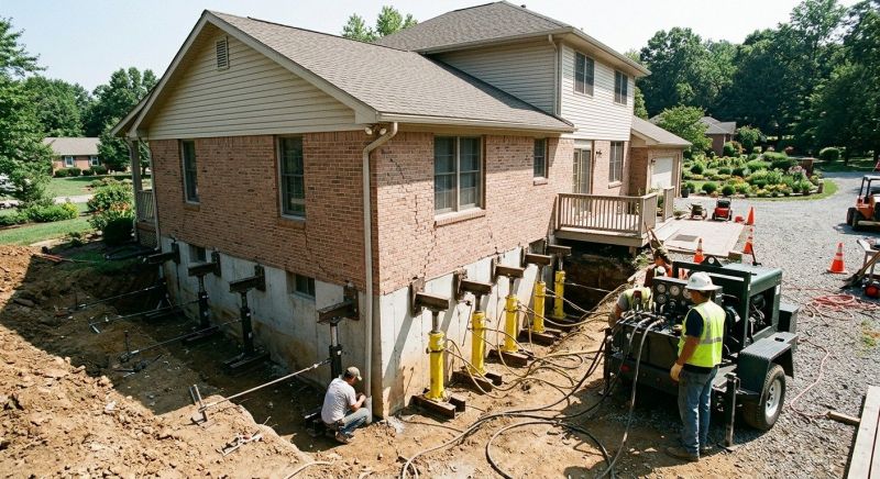 Foundation Jacking in Southington, CT