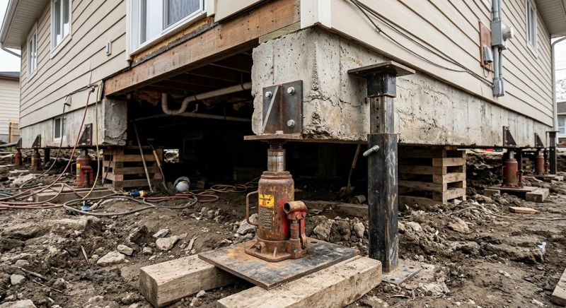 Foundation Jacking in Stratford, CT