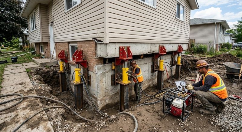 Foundation Lifting in Durham, CT