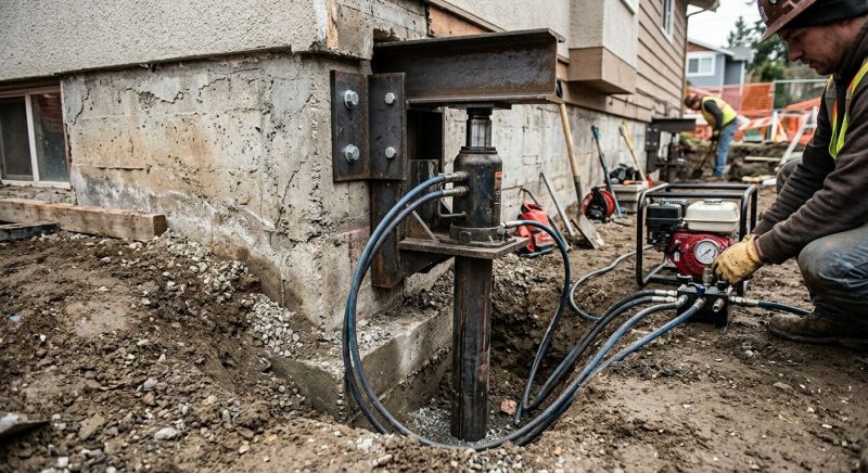Foundation Lifting in Milford, CT