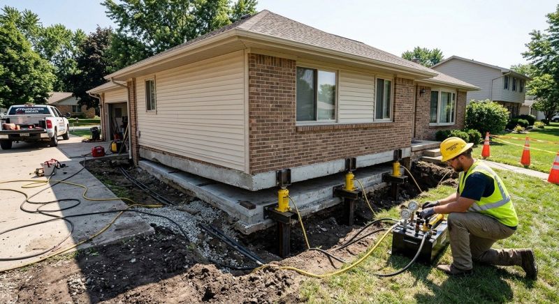 Foundation Lifting in Westport, CT