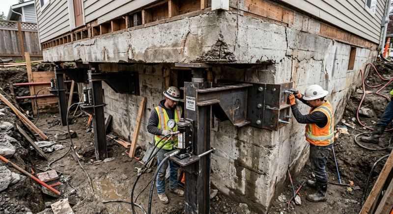 Foundation Lifting in Westport, CT