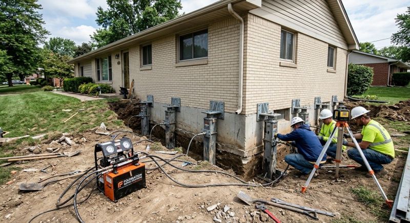 Foundation Pier Leveling in West Haven, CT