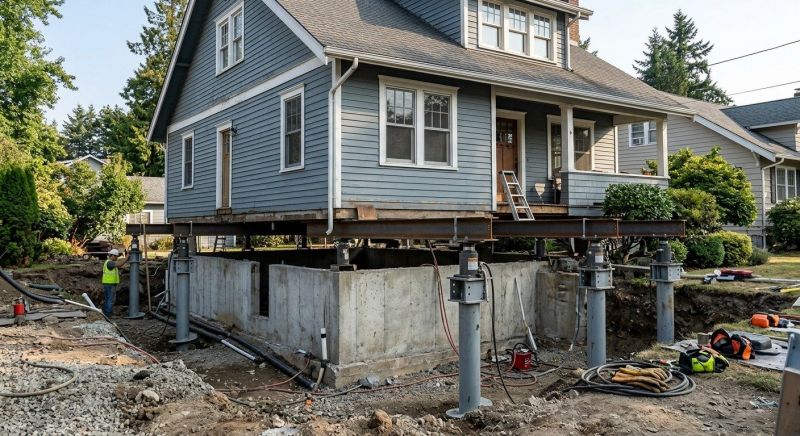 Foundation Raising in Trumbull, CT