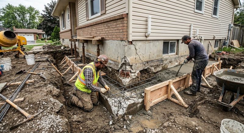 Foundation Repair in Easton, CT