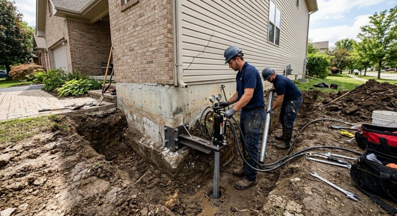 Foundation Settlement Repair in West Haven, CT