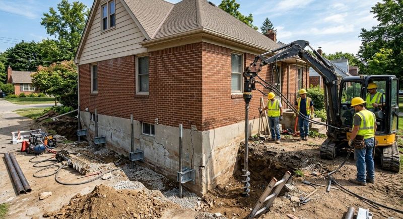 Foundation Stabilizing in Easton, CT
