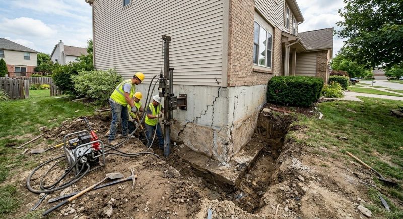 Foundation Stabilizing in Naugatuck, CT