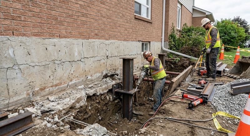 Foundation Structural Repair in Monroe, CT