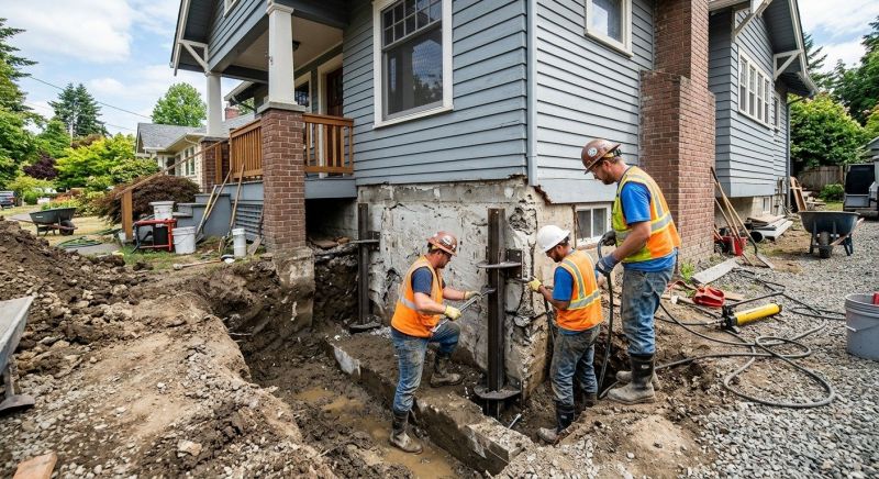 Foundation Structural Repair in Sandy Hook, CT