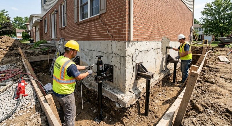 Foundation Structural Repair in Sandy Hook, CT
