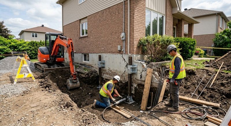 House Foundation Repair in Shoreham, NY