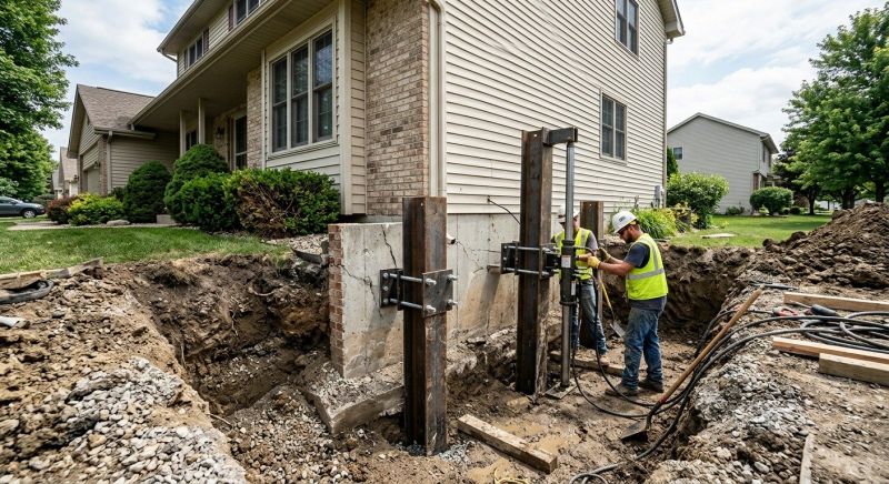 House Underpinning in West Haven, CT