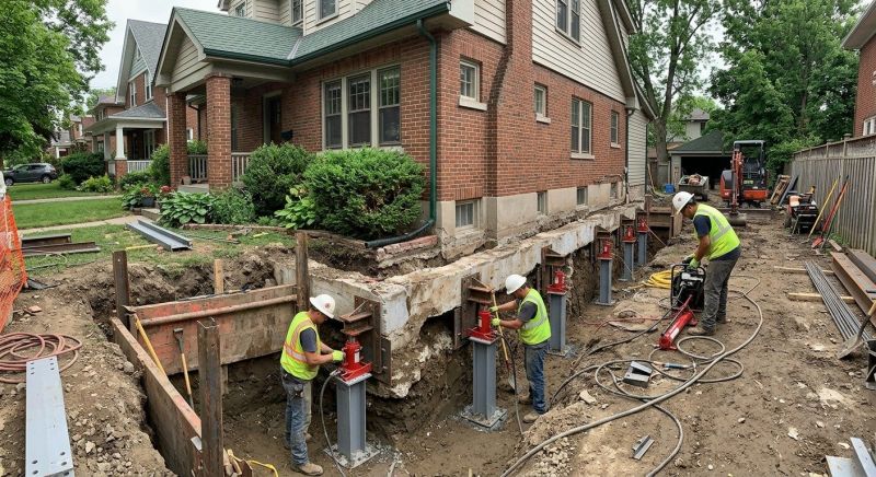 House Underpinning in West Haven, CT