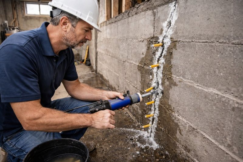 Leaking Foundation Repair in West Haven, CT