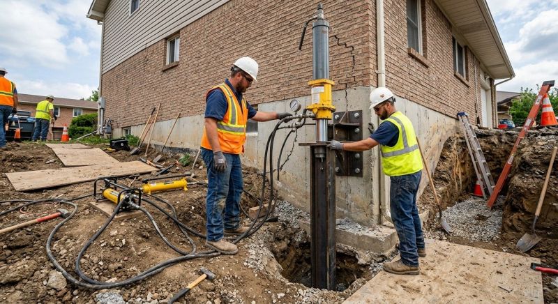 Settling Foundation Service in Ansonia, CT