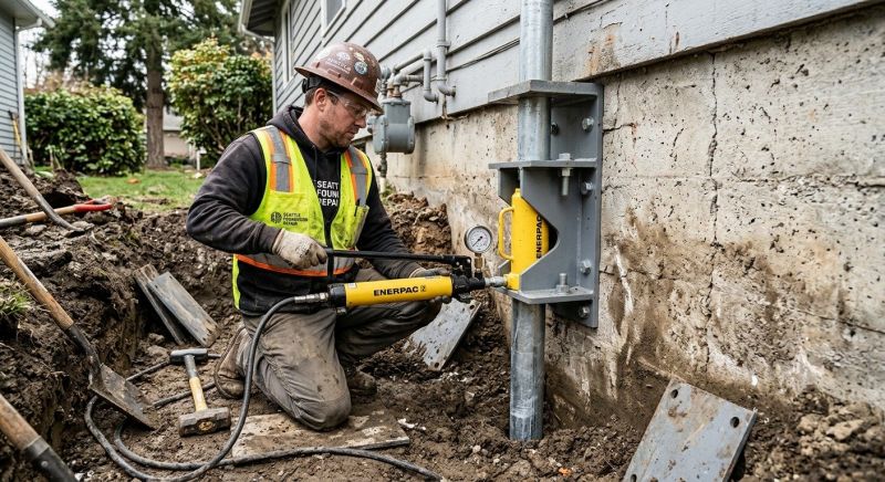 Settling Foundation Service in Derby, CT
