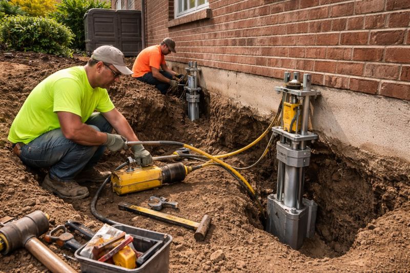 Settling Foundation Service in Shelton, CT