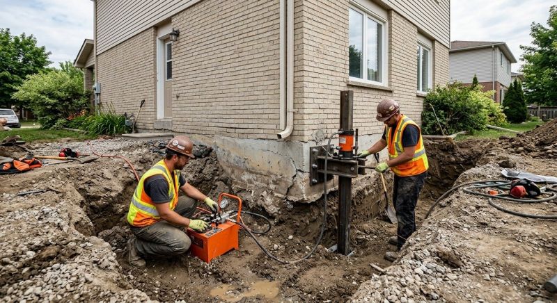 Sinking Foundation Lifting in West Haven, CT