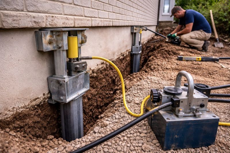 Sinking Foundation Repair in Orange, CT