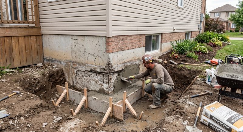 Structural Foundation Repair in Sandy Hook, CT